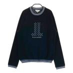 [ прекрасный товар ]LANVIN SPORT Lanvin sport вязаный свитер шерсть оттенок черного 40 Golf одежда женский 