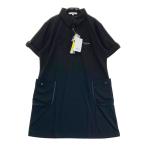 [ новый товар ]marie claire sport Marie Claire sport короткий рукав Polo One-piece оттенок черного LL Golf одежда женский 