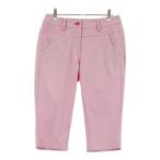 MUNSING WEAR Munsingwear одежда SL8640 стрейч укороченные брюки полоса рисунок оттенок красного 9 Golf одежда женский 
