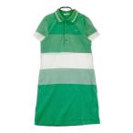 HEAL CREEK Heal Creek короткий рукав Polo One-piece окантовка рисунок оттенок зеленого 40 Golf одежда женский 