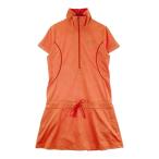 PUMA GOLF Puma Golf половина Zip короткий рукав One-piece тысяч птица рисунок orange серия O Golf одежда женский 