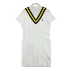 JACK BUNNY Jack ba колено короткий рукав вязаный One-piece оттенок белого 0 Golf одежда женский 