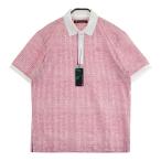 [ новый товар ]TRAVIS MATHEW travis ma колодка с вышитым логотипом рубашка-поло с коротким рукавом полоса рисунок оттенок красного M Golf одежда мужской 