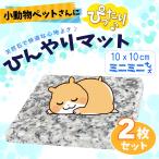天然石 ひんやりマット 2枚セット 10×10cm 冷たい 洗える 丈夫 天然石 ペット 犬 猫 うさぎ いぬ ねこ イヌ ネコ 小型犬 大型犬 ベッド 涼しい クールベッド