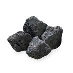 大きめ溶岩石を少量導入 【溶岩石100-200mm 黒 3kg】大型水槽レイアウト用 構図石 自然石 3〜6個