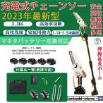 充電式 チェーンソー 高枝切り 電動 マキタ 18Vバッテリー互換 ブラシレス バッテリー付 最長2.25m 角度調節能 着脱式ポール 伸縮チェーンソー