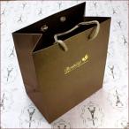 プレゼント用 ペーパーバッグ （ブラウン） 《紙バッグ》 『Bonheur』