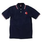 ポロシャツ 半袖 和柄 刺繍 壱桜 ラインポロシャツ メンズ