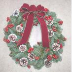 オレゴン産 もみの木　これぞクリスマスリース45　生花 リース クリスマス もみのき モミノキ 樅ノ木 モミの木 フラワー リース