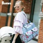  "мамина сумка" сумка на плечо женский большая сумка цветочный принт водоотталкивающий нейлон довольно большой большая вместимость водостойкий материалы принт взрослый симпатичный путешествие бутылочка для кормления празднование рождения входить .