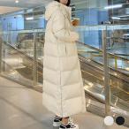 ダウンコート レディース 韓国 ロングコート ダウン ベンチコート コート アウター フード付き ロング あったか スポーツ 厚手 おしゃれ