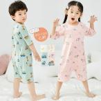  детский комбинезон Kids пижама 7 минут рукав комбинезон пижама комбинезон 7 минут рукав ребенок девочка мужчина Junior лето салон одежда тонкий все в одном .