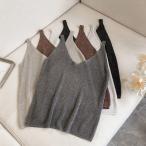 キャミソール ニット レディース ラ