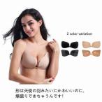 ヌーブラ シームレス 強粘着力 バストアップ 紐なし 盛れる 谷間 水着 耐水 ブライダル ドレス ボリュームアップ ブラパッド 大きいサイズ 小さい