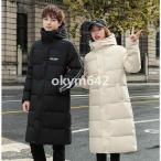 ベンチコートメンズレディースダウンコートロングコートジャケットあったかチーム防風保温防寒クラブ運動着男女兼用ブラック