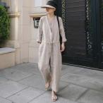 ショッピングジャンプスーツ オールインワン レディース 黒 ジャンプスーツ レディース つなぎ 長袖 レディース vネック ゆったり 体型カバー 大きいサイズ 春 夏 秋