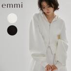 emiemmi йога одежда внешний eco emmi Logo Zip выше f-ti-13WCD261045 2026SS весна лето модный симпатичный двойной Zip с капюшоном .UV cut бесплатная доставка 