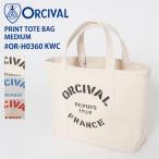 オーチバル オーシバル ORCIVAL プリントキャンバストートバッグ PRINT TOTE BAG ミディアム MEDIUM バッグ 鞄 #OR-H0360KWC カンバス生地 ロゴ入り 送料無料