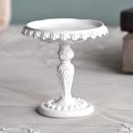  Mini подставка tray tray подставка украшение шт. белый произведение искусства свеча держатель (1510) симпатичный ro здесь style автомобиль Be Schic . серия French вкус магазин оборудование орнамент 