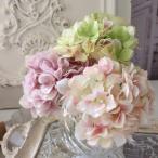 造花 アジサイ ピック 紫陽花 あじさい モーブ ライトピンク ピンクグリーン ナチュラル 可愛い シルクフラワー アーティフィシャルフラワー インテリアフラワー