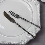 ケーキフォーク バターナイフ ブラ�