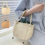 かごバッグストロー素材麦わらハンド...