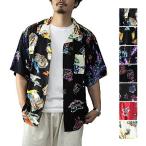 総柄シャツアロハシャツシャツメンズ...