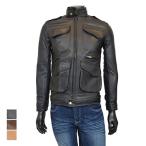 レザージャケットメンズミリタリージ...