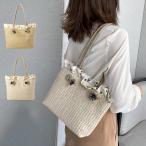 トートバッグかごバッグストローバッ...