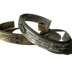 バングル 太め アンティーク加工 メンズ フリーサイズ つや消し 人気