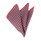 [ke11]Styleedition / Италия производства ручная работа шелк вино . какой . мелкий рисунок рисунок pocket square [ бесплатная доставка ]