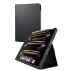 エレコム ipad pro 13インチiPad Pro(M4) 2024年モデル ケース ソフトレザー 衝撃吸収 2つのスタンドモード タッチペ