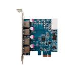 玄人志向 USB3.2 Gen1 (USB3.0) Type-A x4 インターフェース カード (PCI-Express x1 接続) Ren