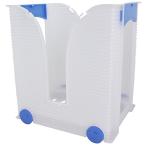 不動技研 ニュースキャスター(新聞収納ラック) パールホワイト F-2346