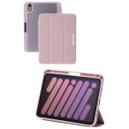 エレコム iPad mini7(A17 Pro 2024年) mini6 第6世代 ケース ソフトレザー ＆me 背面クリア ピンク TB-A2