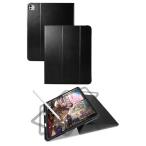 エレコム ipad pro 13インチ (M4) 2024年モデル ケース 360度回転 好きな角度で使用可能 ペン収納 フラップ付き TB-A