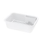 リッチェル 水切り ホワイト シェリー 水切りセット L 箸立ポケット付 抗菌加工