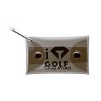ダイヤゴルフ(DAIYA GOLF) クリアティーケース ブラック ゴルフ 小物入れ 小物ケース ラウンド小物 ラウンド用品 カラナビ付き ティ