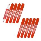  Sakura kre Pas белая доска маркер (габарит) twin WBK-T#19(10) красный 10шт.