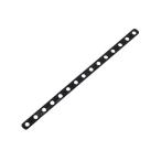 エーモン(amon) 取付金具 黒 穴径7mm 15×300mm バイク用品のマウントステーにも G251