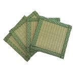 大島屋 イ草 座卓敷き 4枚入 (1枚あたり 約16×16cm)