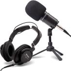ZOOM XLR ダイナミックマイクセット【 マイク＋ヘッドホン＋スタンド】 配信/実況/ポッドキャスト向け ZDM-1