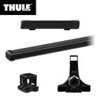 THULE( Thule ) Jimny специальный основной держатель ( foot 951+ квадратное балка 7124)+ багажник для лыж snow упаковка 7324B 50cm ширина + адаптор 889-7 H30/7~ JB64