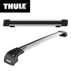 THULE（スーリー） RAV4専用ベースキャリア（ウイングバーエッジ9595+キット3177）+スキーキャリア