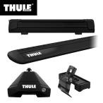 THULE( Thule ) Prius α специальный основной держатель ( foot 7105+ Wing балка EVO7113B+ комплект 5129)+ багажник для лыж snow упаковка ek stain da-7325B H23/5~
