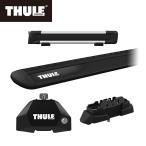 THULE Thule Caro - лакросс ( Direct продольные направляющие на крыше ) основной держатель &amp; багажник для лыж foot 7107+ Wing балка EVO7112B+ комплект 7101+ snow упаковка 7324