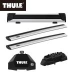 THULE Thule Caro - лакросс ( Direct направляющие ) основной держатель &amp; багажник для лыж foot 7207+ Wing балка край 7214/7213+ комплект 7101+ek stain da-7325