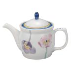 日本の伝統工芸品【九谷焼】 ポット急須 ポピー 網付 大志窯 (K9-646) (K8-577)