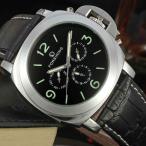 1月下旬入荷 予約 自動巻き 腕時計 メンズ 送料無料 1年保証 マルチカレンダー機能付き 44mm フェイス 自動巻き 腕時計 BOX 保証書付 0125