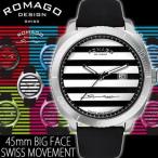 腕時計 メンズ レディース ブランド 1年保証 正規 ROMAGO ロマゴ Superleggera マットカラーアルミ ビッグフェイス 腕時計 BOX 保証書付き